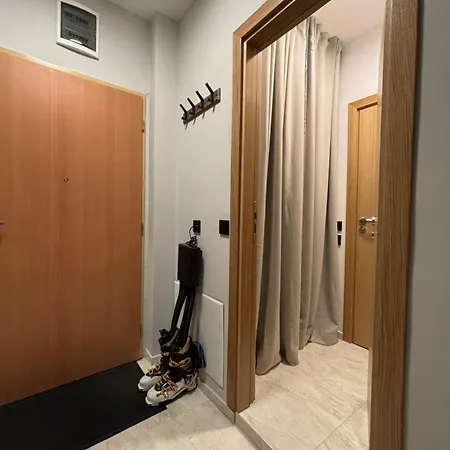 公寓 Ski-in Flat Next To Road At Mountain View 班斯科