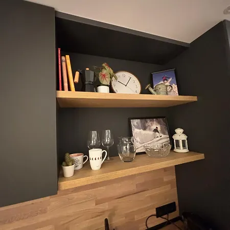 Ski-in Flat Next To Road At Mountain View Appartement