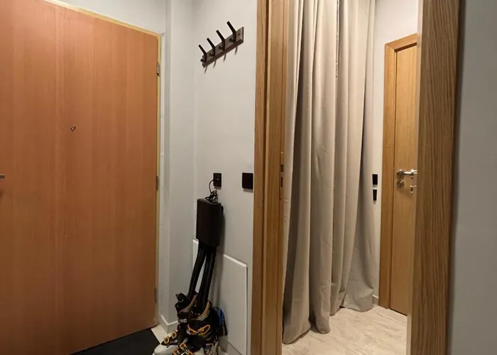 公寓 Ski-in Flat Next To Road At Mountain View 班斯科